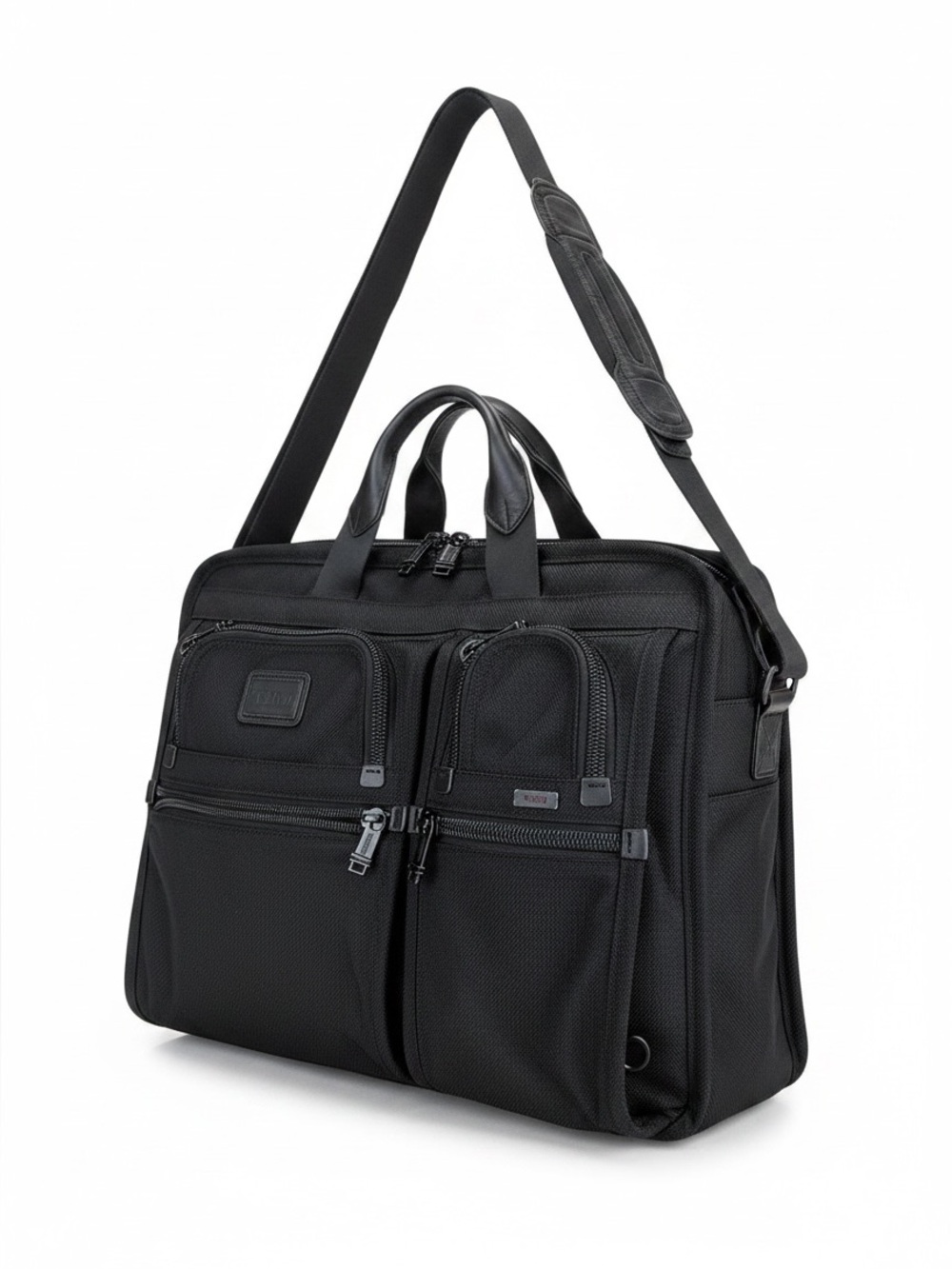 Tumi Alpha Nylon Men’s Briefcase Laptop Bag in Black